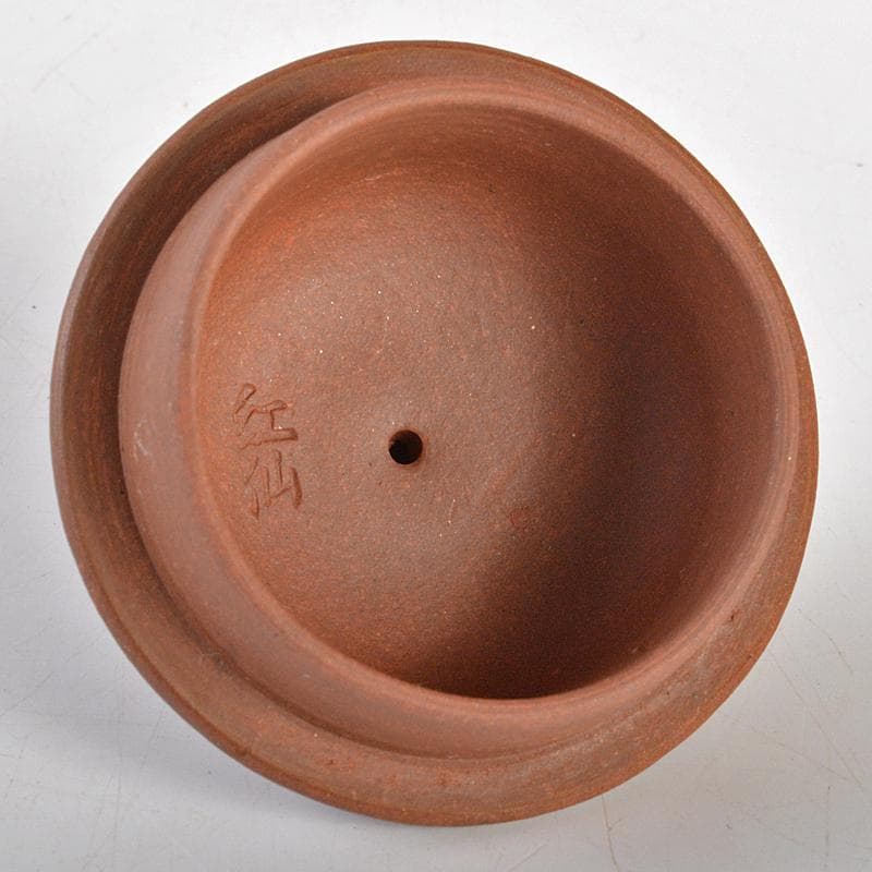 中国　中国宣興銘　紫砂　朱泥　急須　茶壷　D　R7177