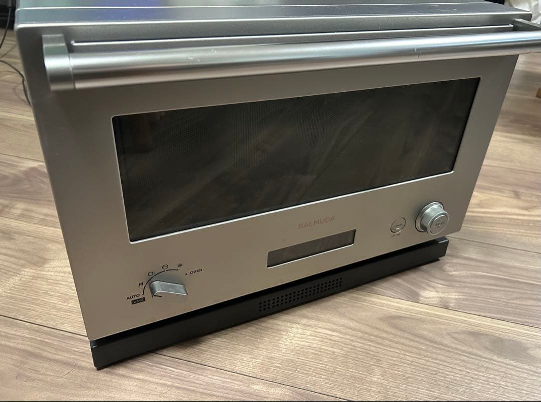 美品⭐︎バルミューダ オーブン シルバー　電子レンジ