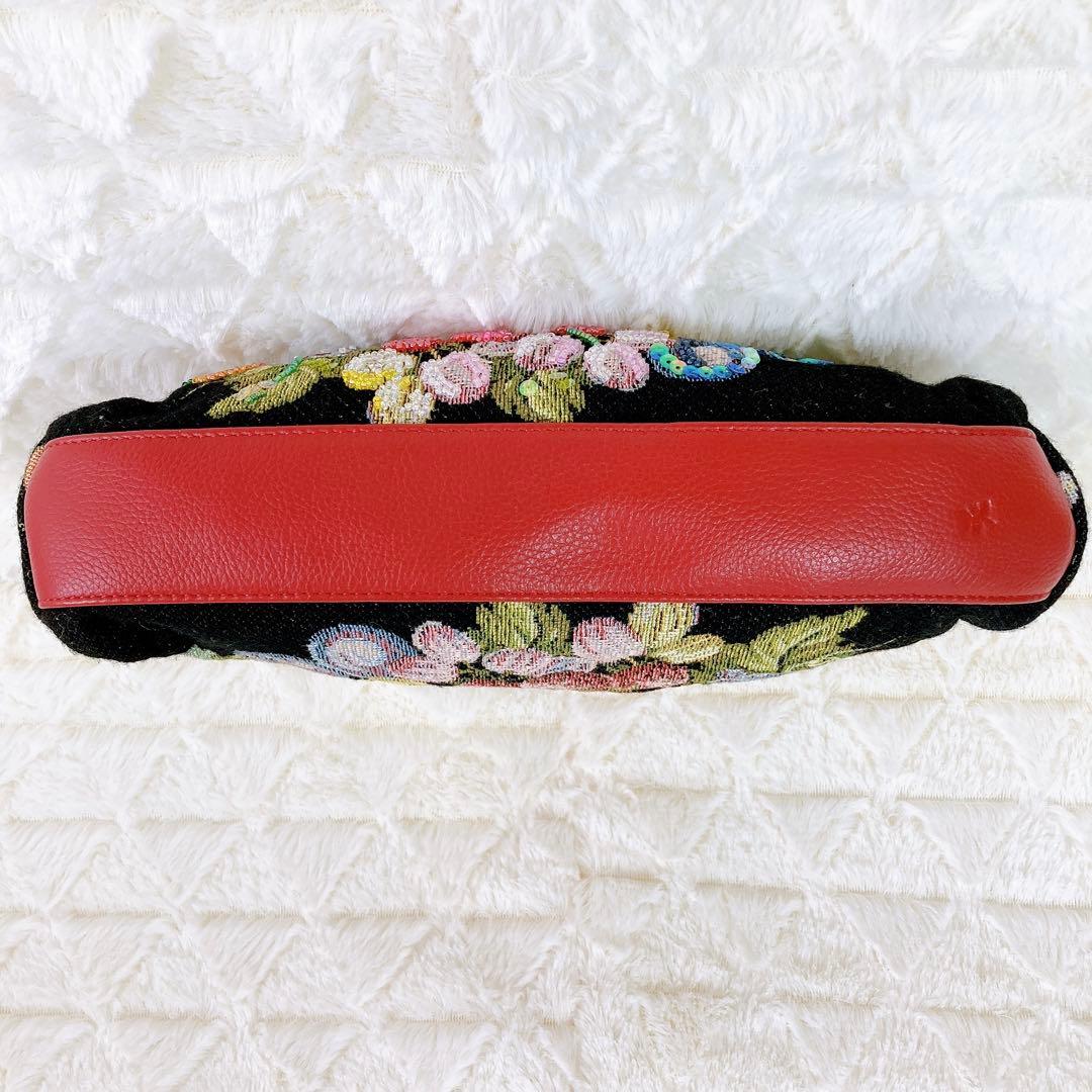 【新品タグ付】Think Beeシンクビー　ビーズ 2wayバッグ　ゴブラン織り