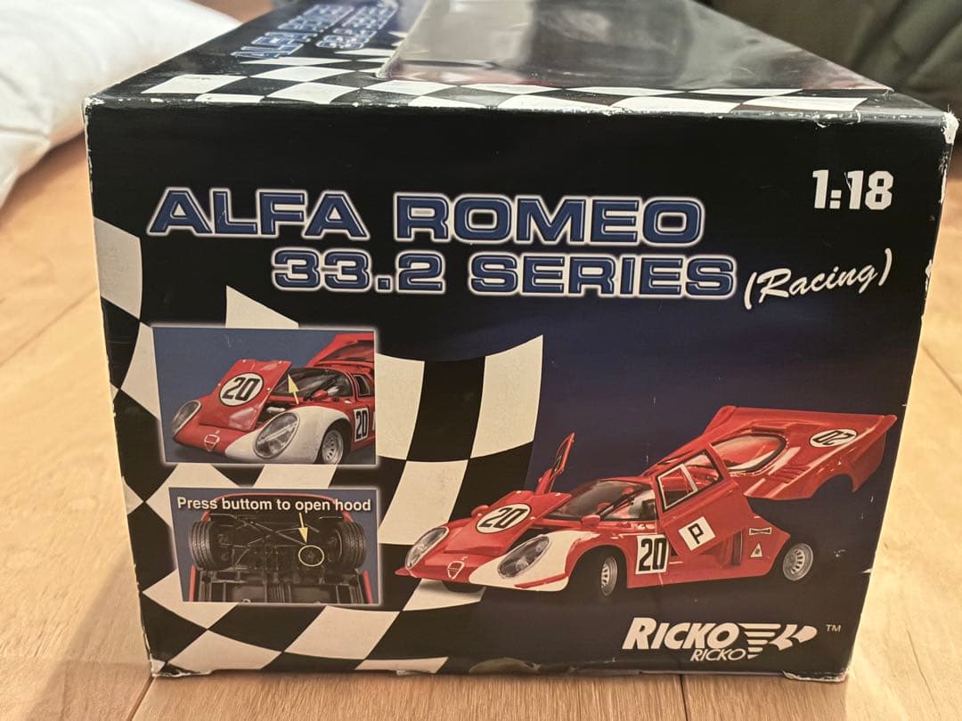 RICKO アルファロメオ　33.2 DAYTONA 1968 1/18