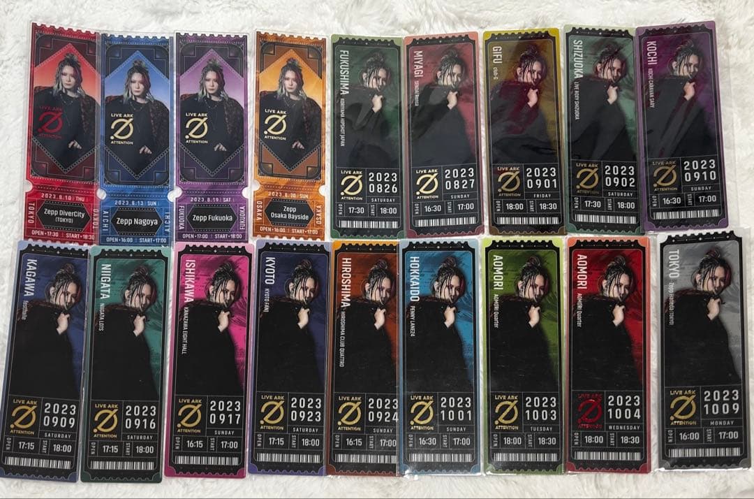 【1月末まで値下げ後削除】歌い手 あらき レプリカチケット コンプセット