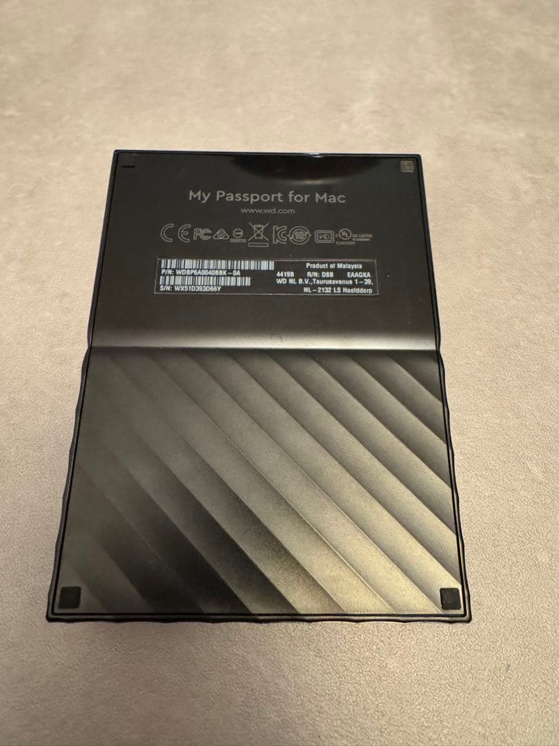 WD My Passport HDD 4TB ブラック