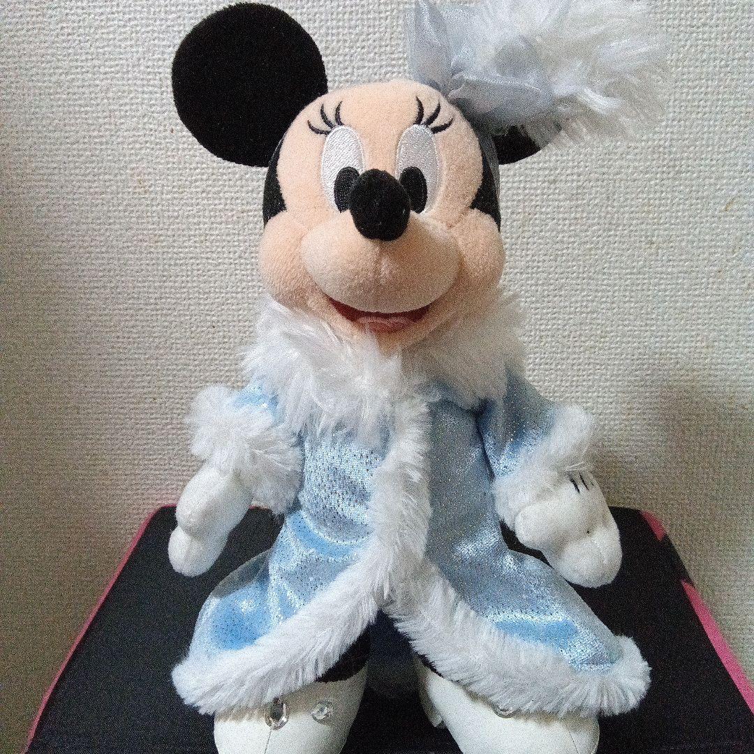ビッグバンドビートミッキーミニー白タキ 水色ドレスぬいぐるみセット