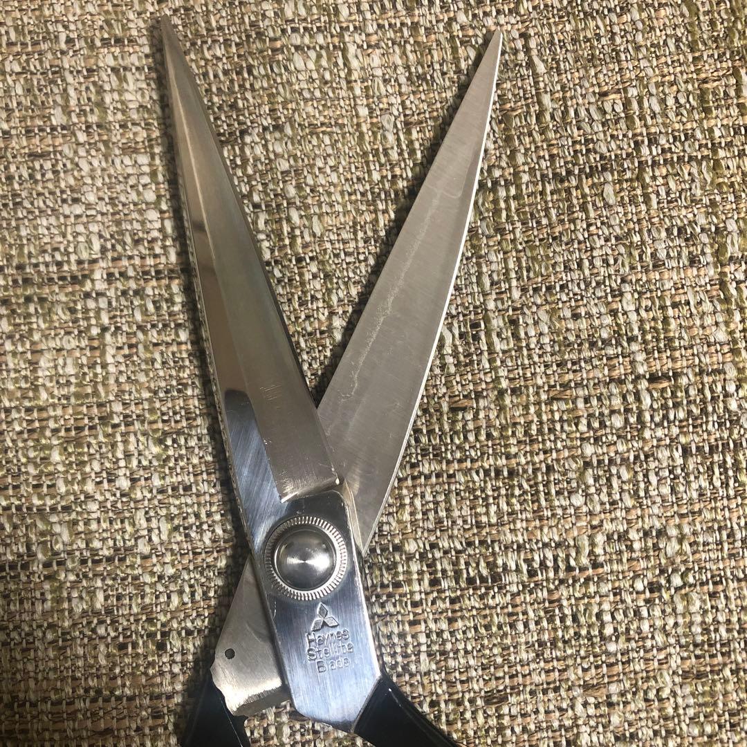 ラシャ鋏　東鋏　木屋　團十郎　24センチ　ヘインズステライト　洋裁鋏