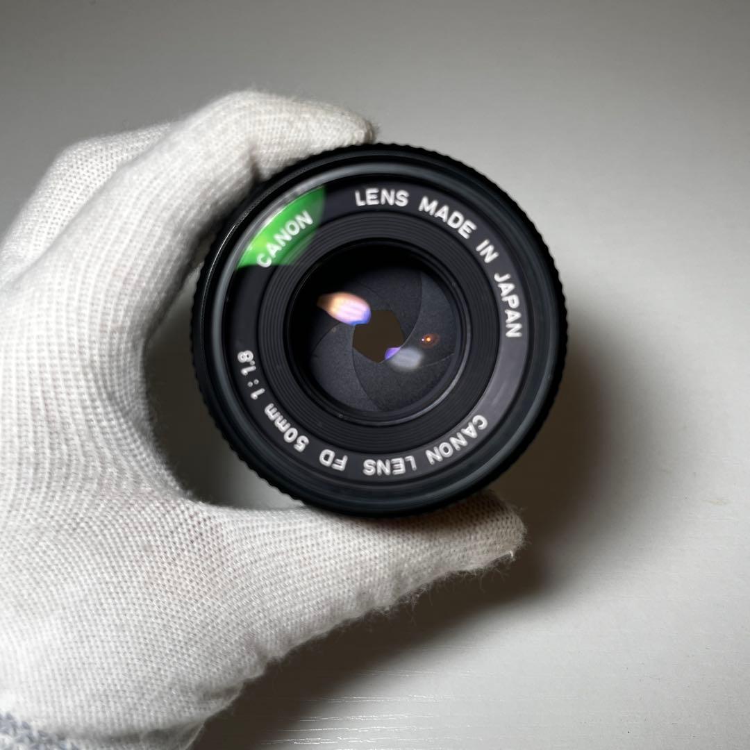 【動作品】Canon AE-1 ブラック NFD 50mm f/1.8