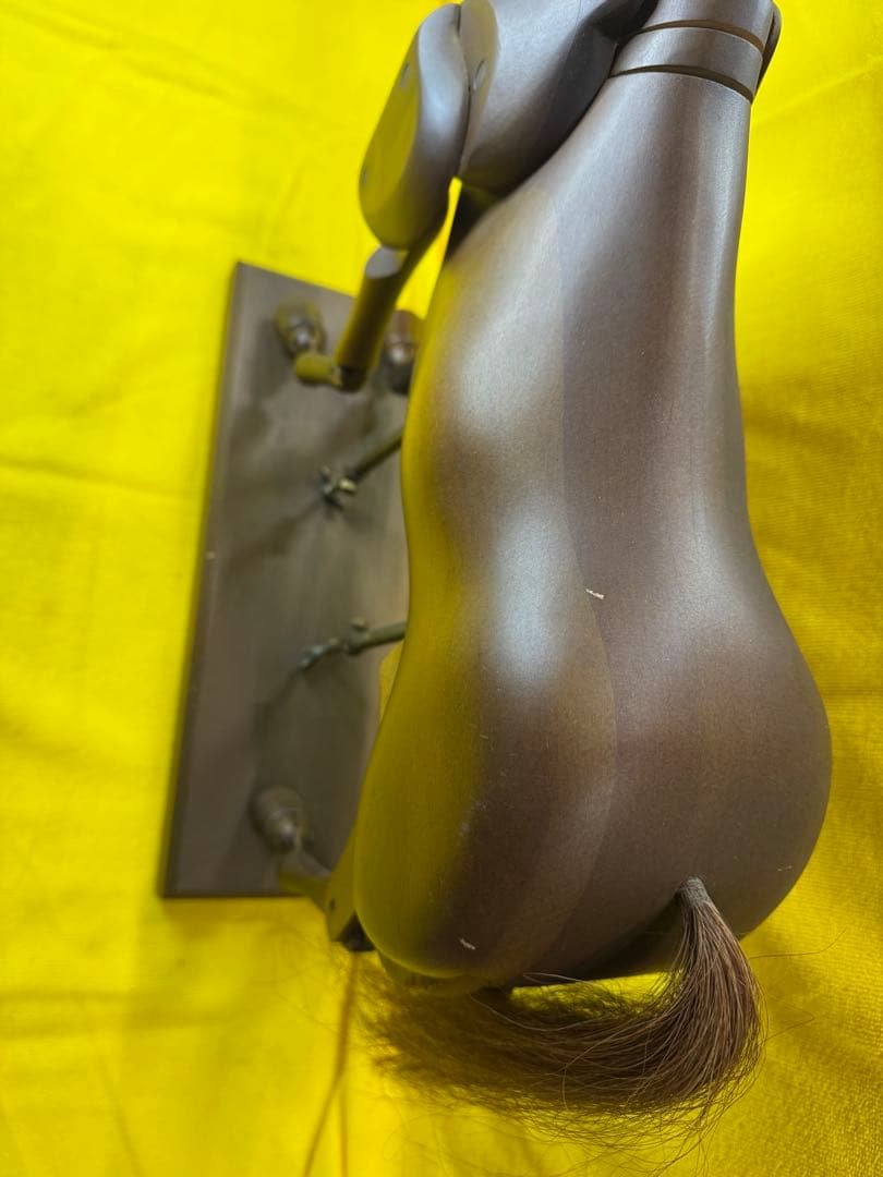 木製馬のモデル人形