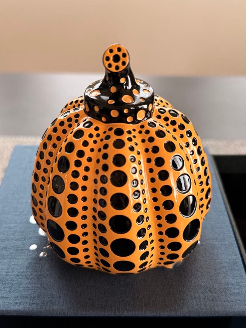 草間彌生 カボチャオブジェ 陶器