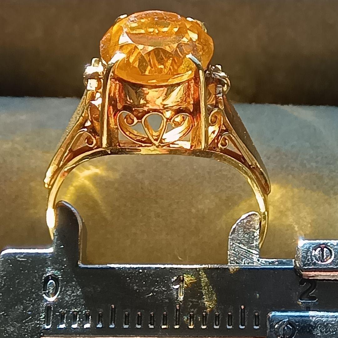 イエローストーン買取屋に聞くシリトン付のリングK１８　 重量合計３.１g