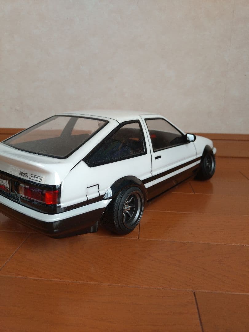 トレノ AE86 ホワイト/ブラック パンドラ ディスプレイシャーシ ete