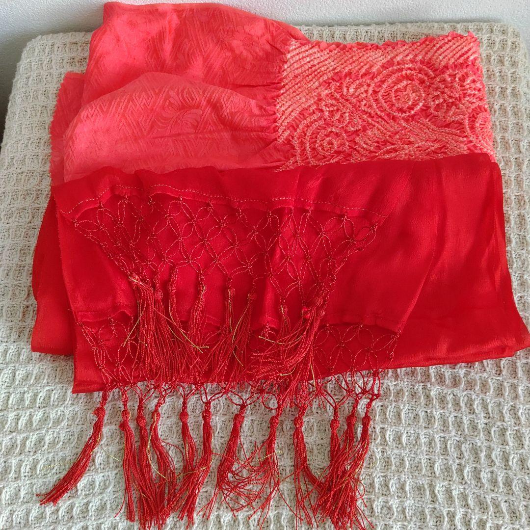 七五三　7歳　女の子　お着物セット レトロ 可愛い 七五三詣り