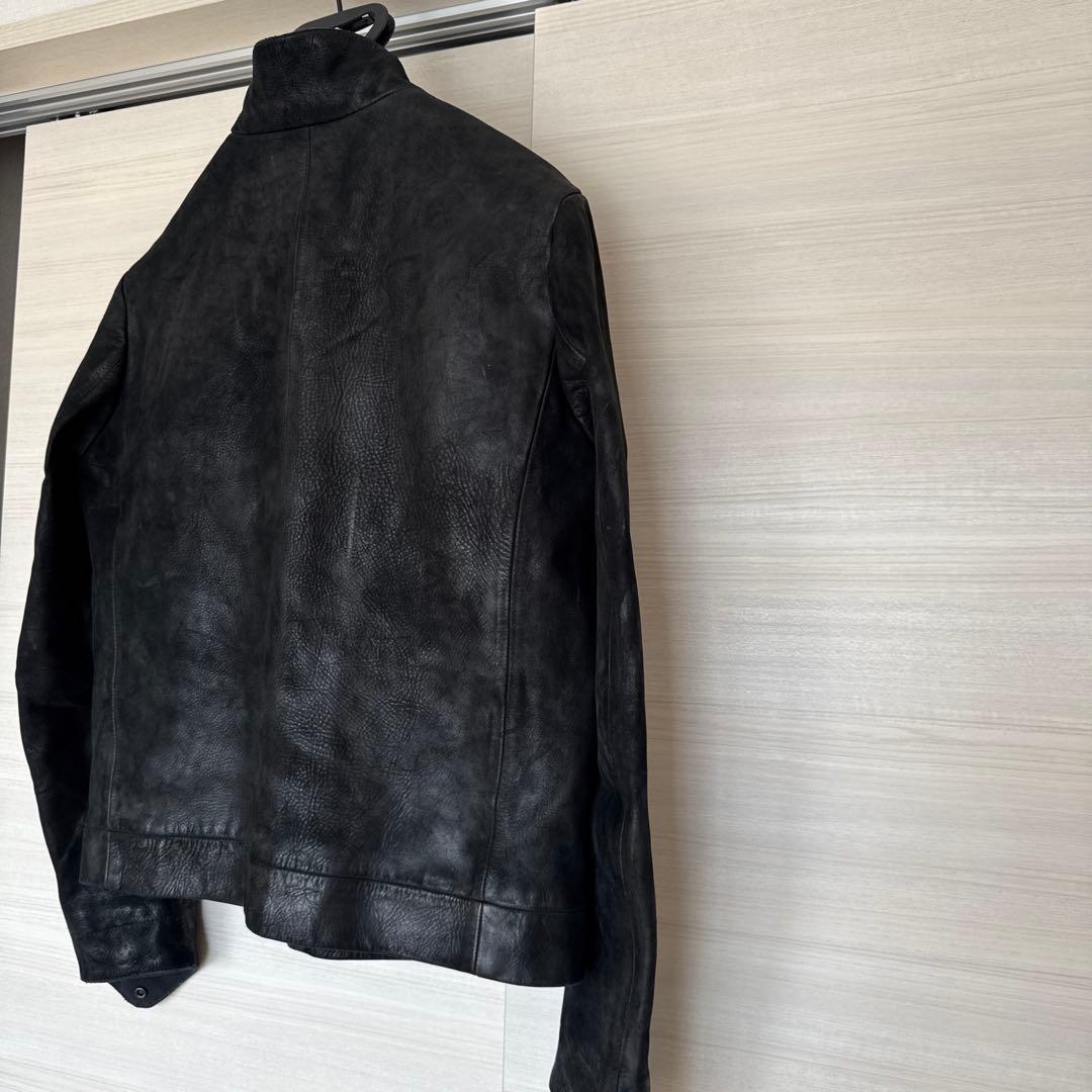 STONE ストーンアイランド レザーライダースジャケット XL 黒