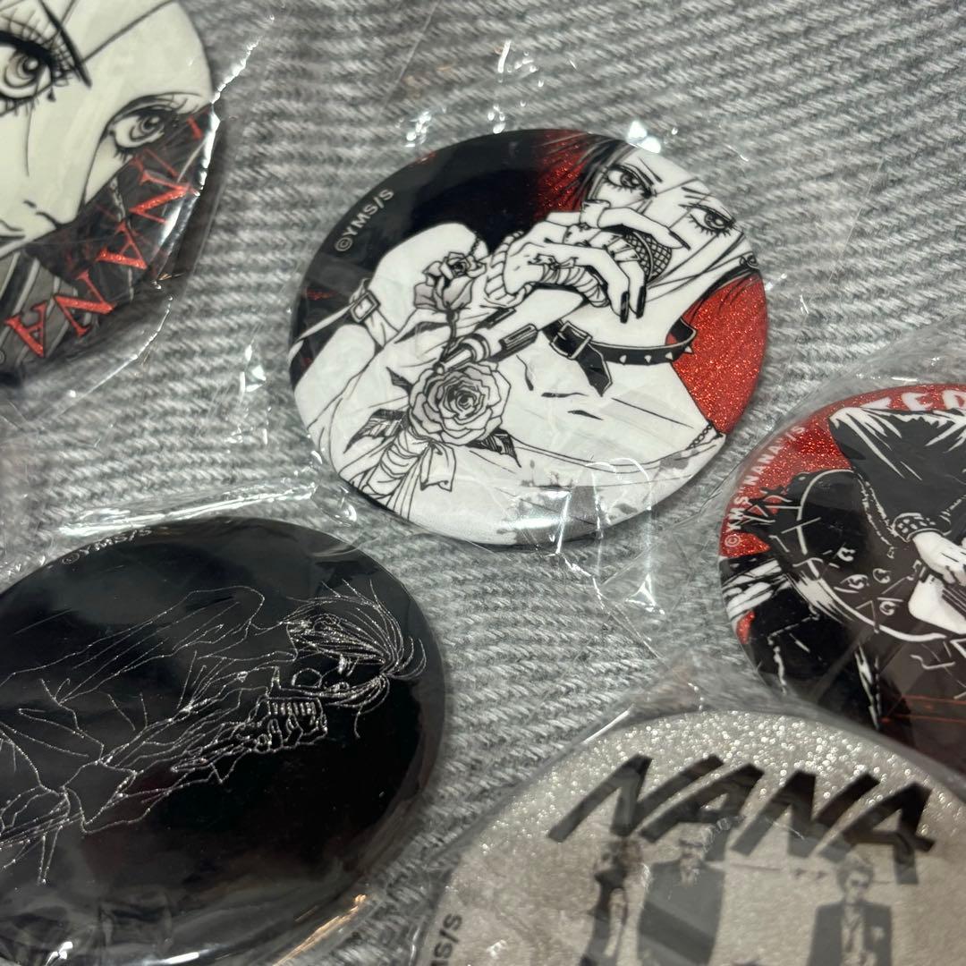 NANA 矢沢あい きらきら缶バッジ セット ビッグサイズ コラボ 海外限定