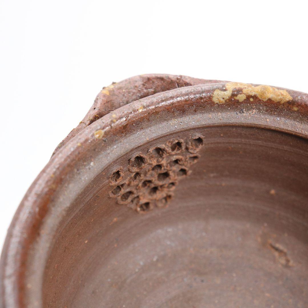 備前焼 宝瓶 在銘 煎茶道具 茶器 共箱　SX307　NT2