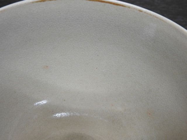 古清水茶碗　日之出鶴　保存箱有　M１３２７