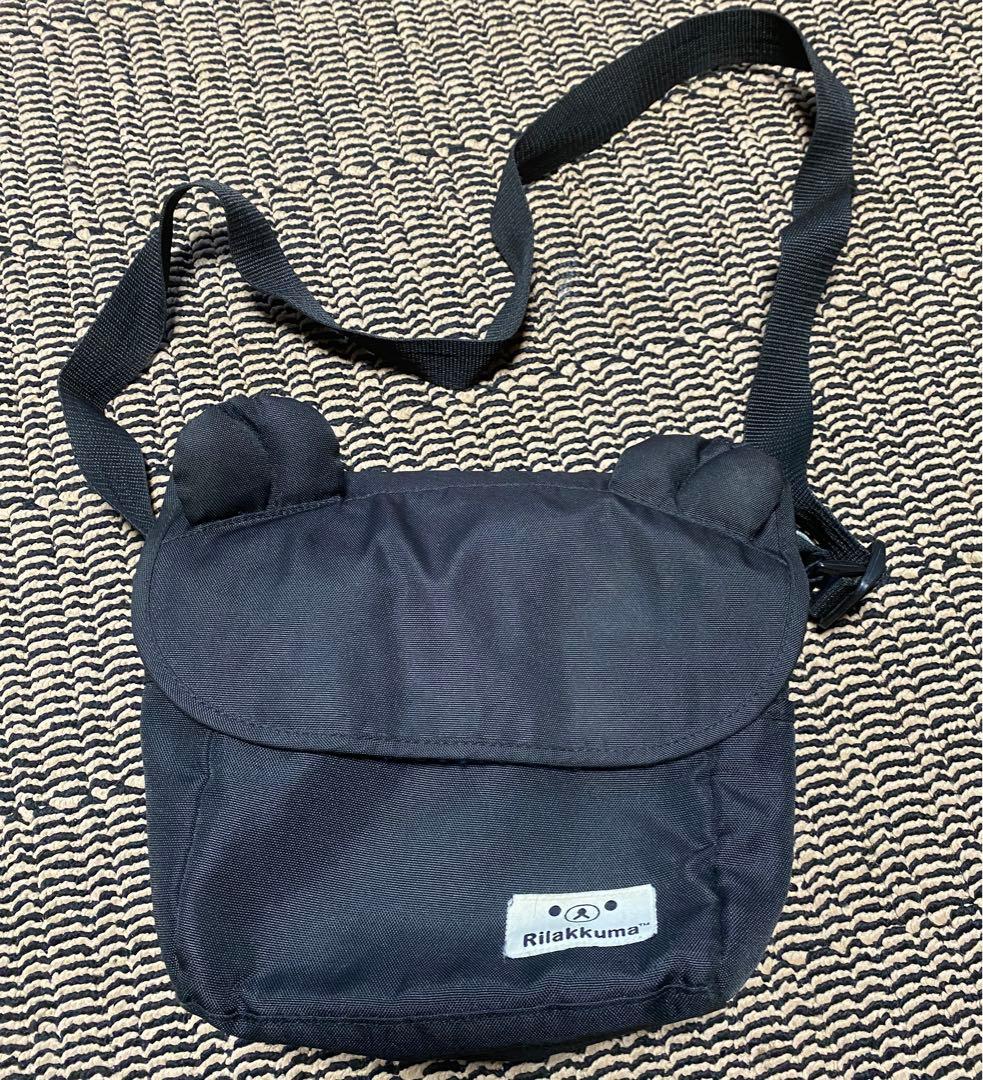 【レア】リラックマ 耳付き 可愛い ショルダーバッグ 黒 Rilakkuma