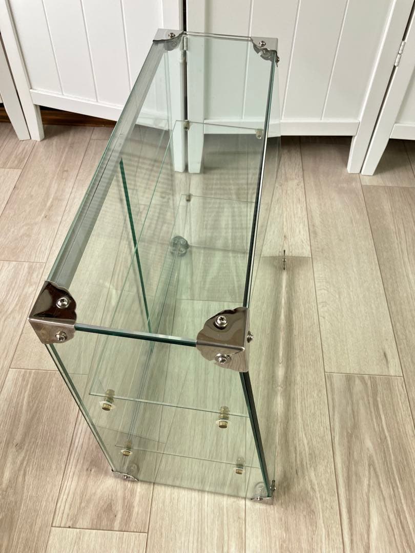 最終値下げ 美品 卓上ガラスケース 昭和レトロ ショーケース 全面ガラス 古道具