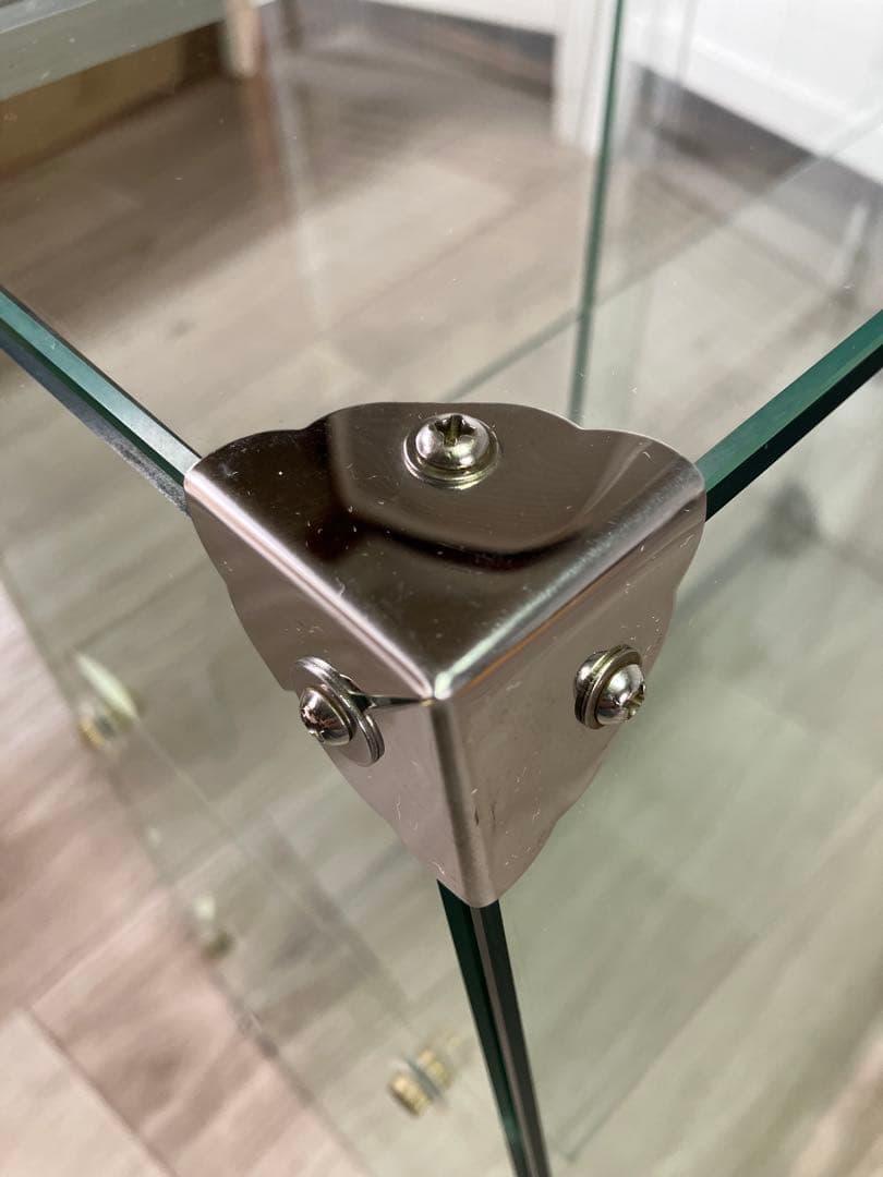 最終値下げ 美品 卓上ガラスケース 昭和レトロ ショーケース 全面ガラス 古道具