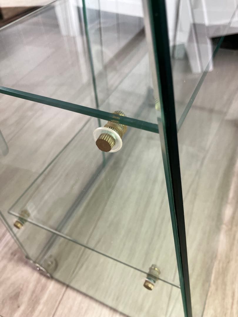 最終値下げ 美品 卓上ガラスケース 昭和レトロ ショーケース 全面ガラス 古道具