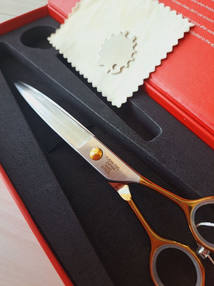 新品★フェニーチェ カーブシザー★7in トリミングシザー