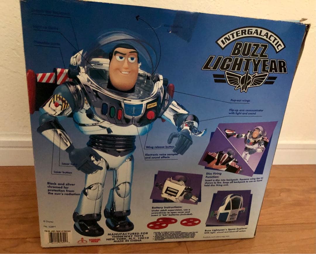 初期トイストーリー　バズ・ライトイヤーメタル