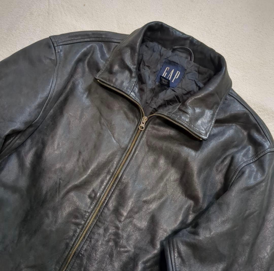 【最終価格】 オールドギャップ 牛革 レザージャケット フルジップ XLサイズ