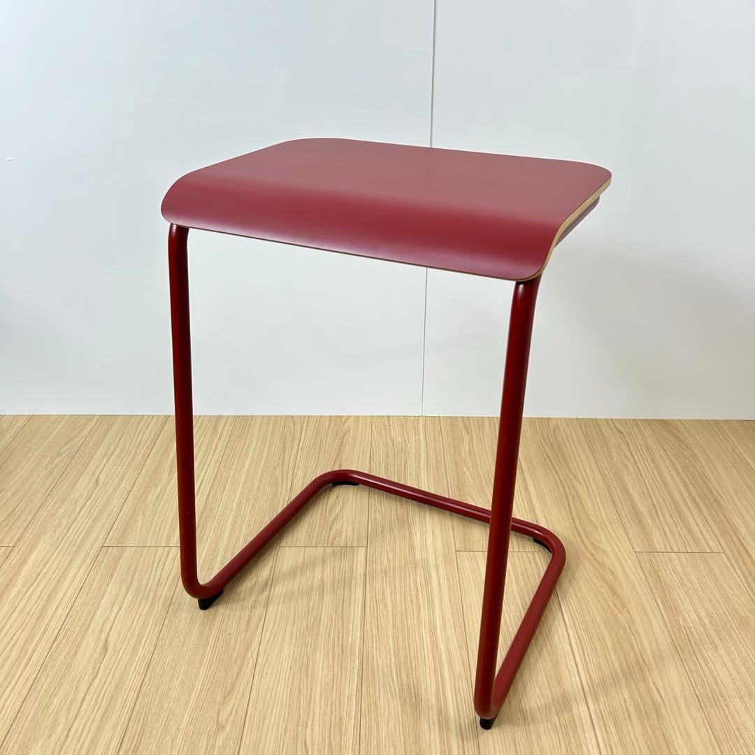 Knoll ノール トボガン プルアップテーブル メラミン天板　レッド　赤