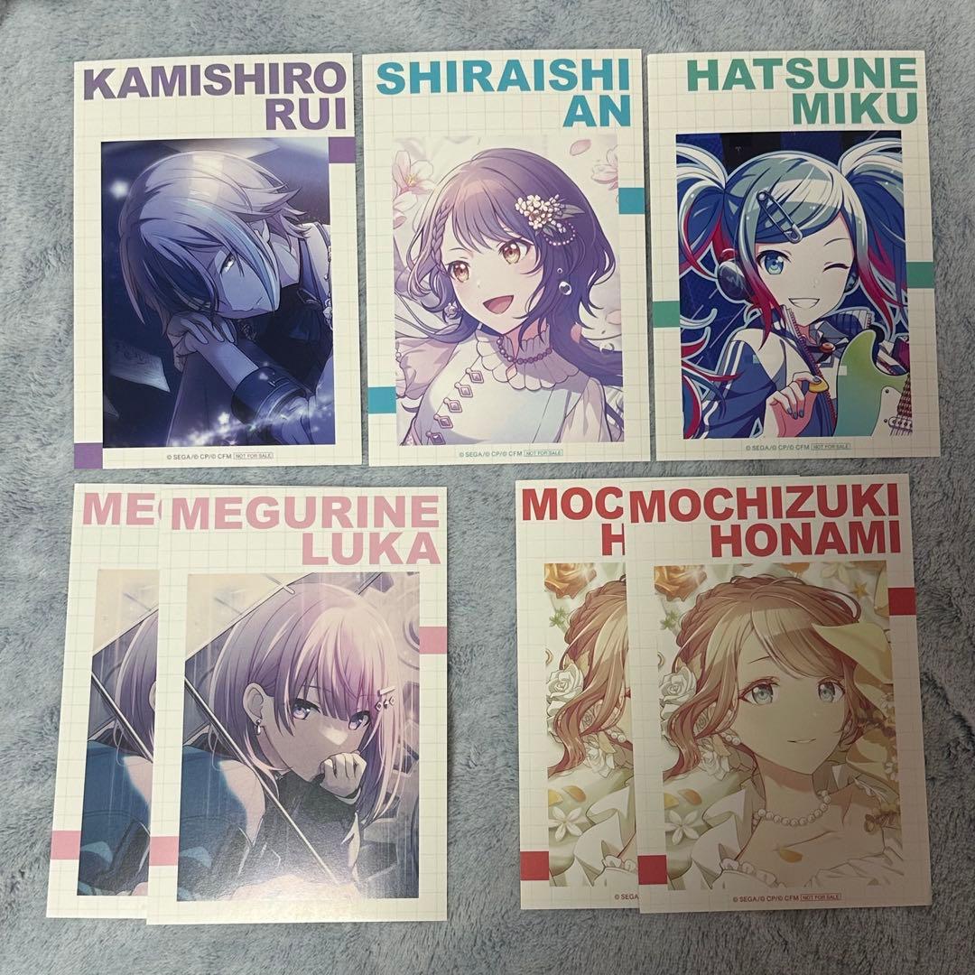 プロジェクトセカイ プロセカ 感謝祭 5周年 アクリルブロック セット