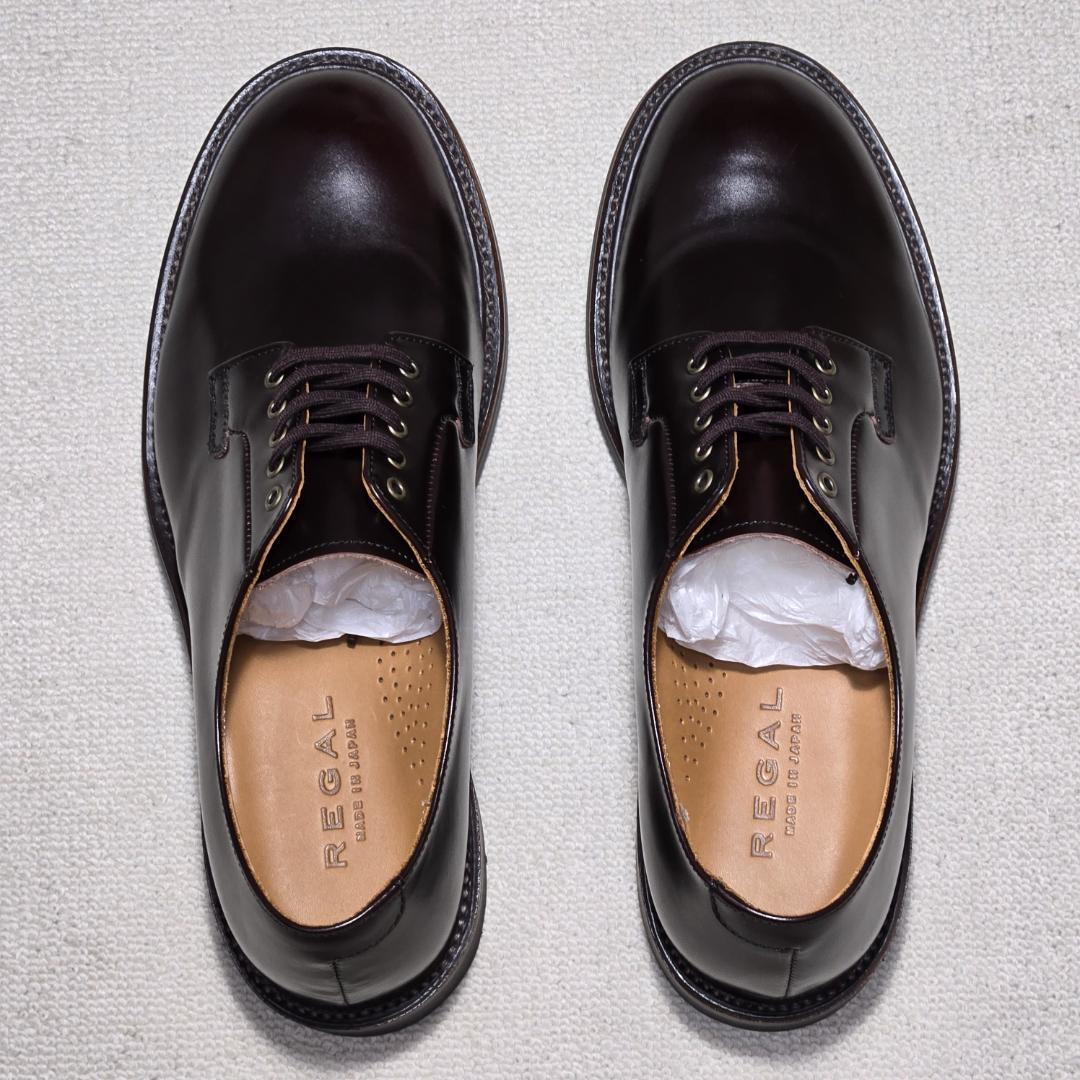 靴 REGAL NEW Classic Plain toe 02BLCB 24.5