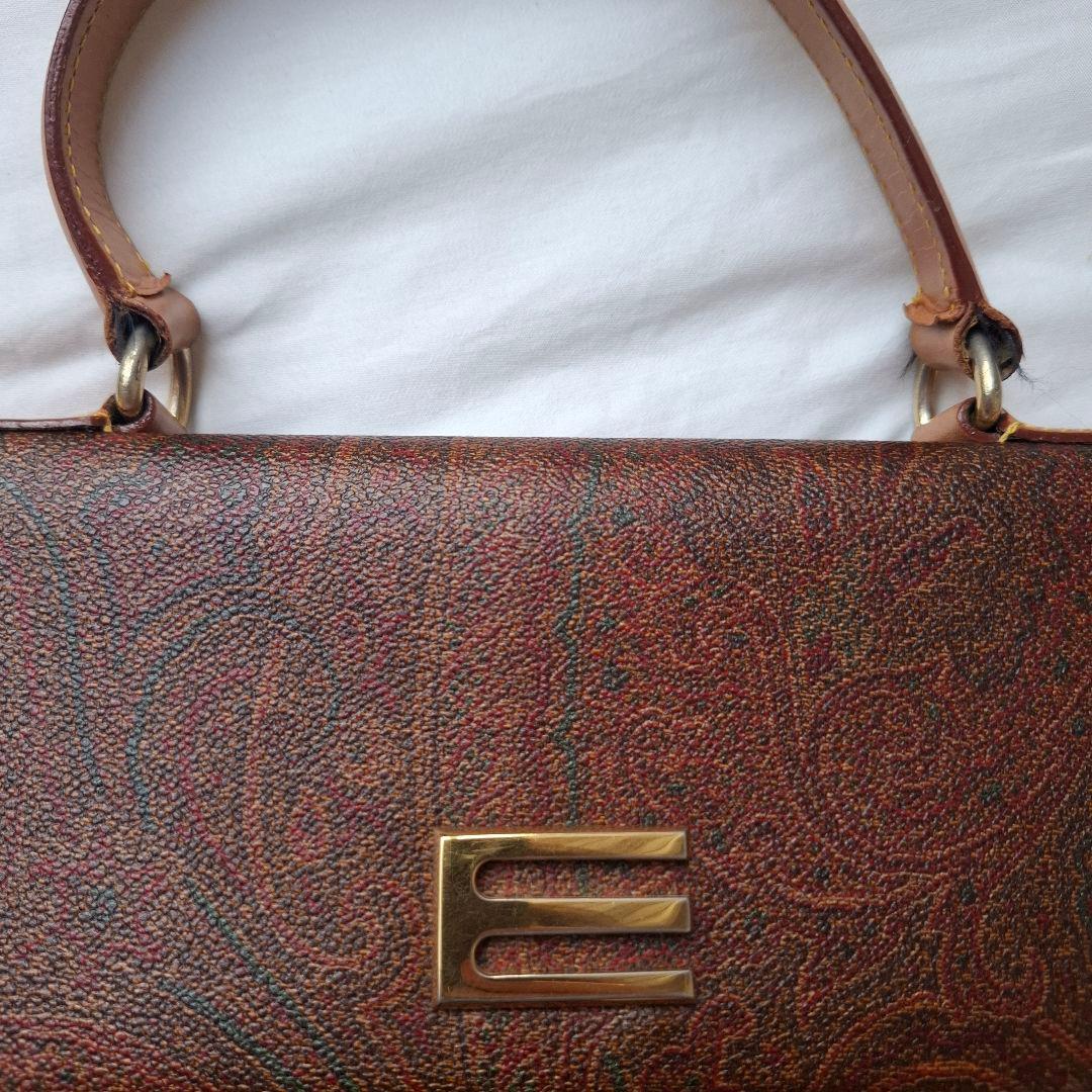 【美品】ETRO エトロ ハンドバッグ ショルダー 斜め掛け レディース