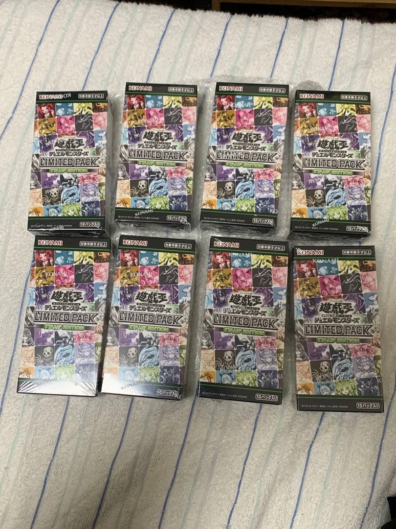 遊戯王　LIMITED PACK STAMP EDITION 8box