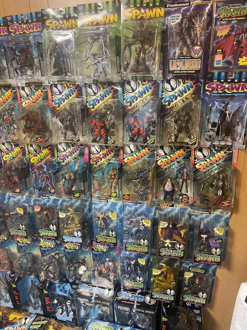 引退品　spawn アメコミ　フィギュア　レトロ　レア　まとめ売り　６８個