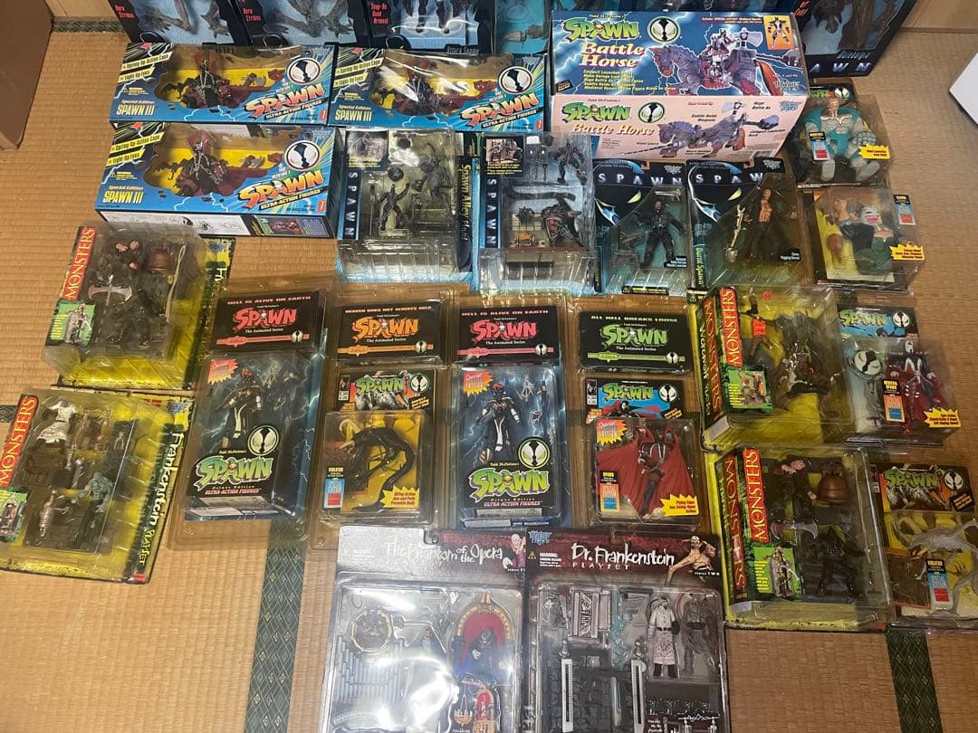 引退品　spawn アメコミ　フィギュア　レトロ　レア　まとめ売り　６８個