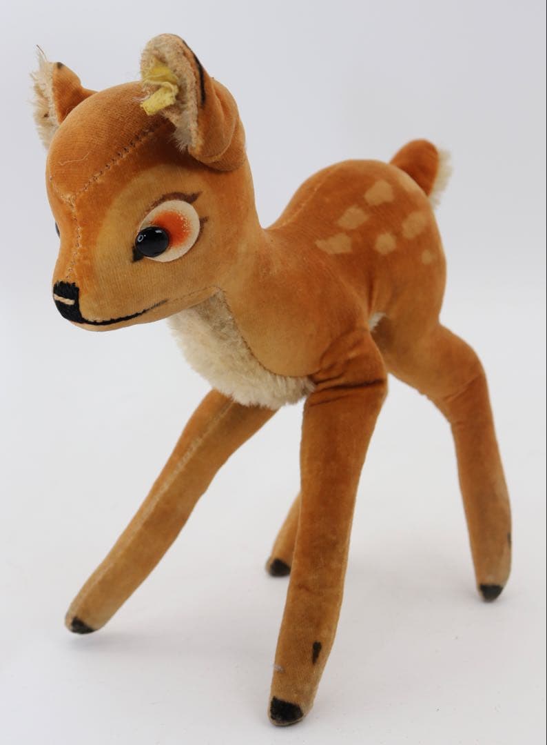 ビンテージ STEIFF バンビ ボタンタグ有り 約22cm