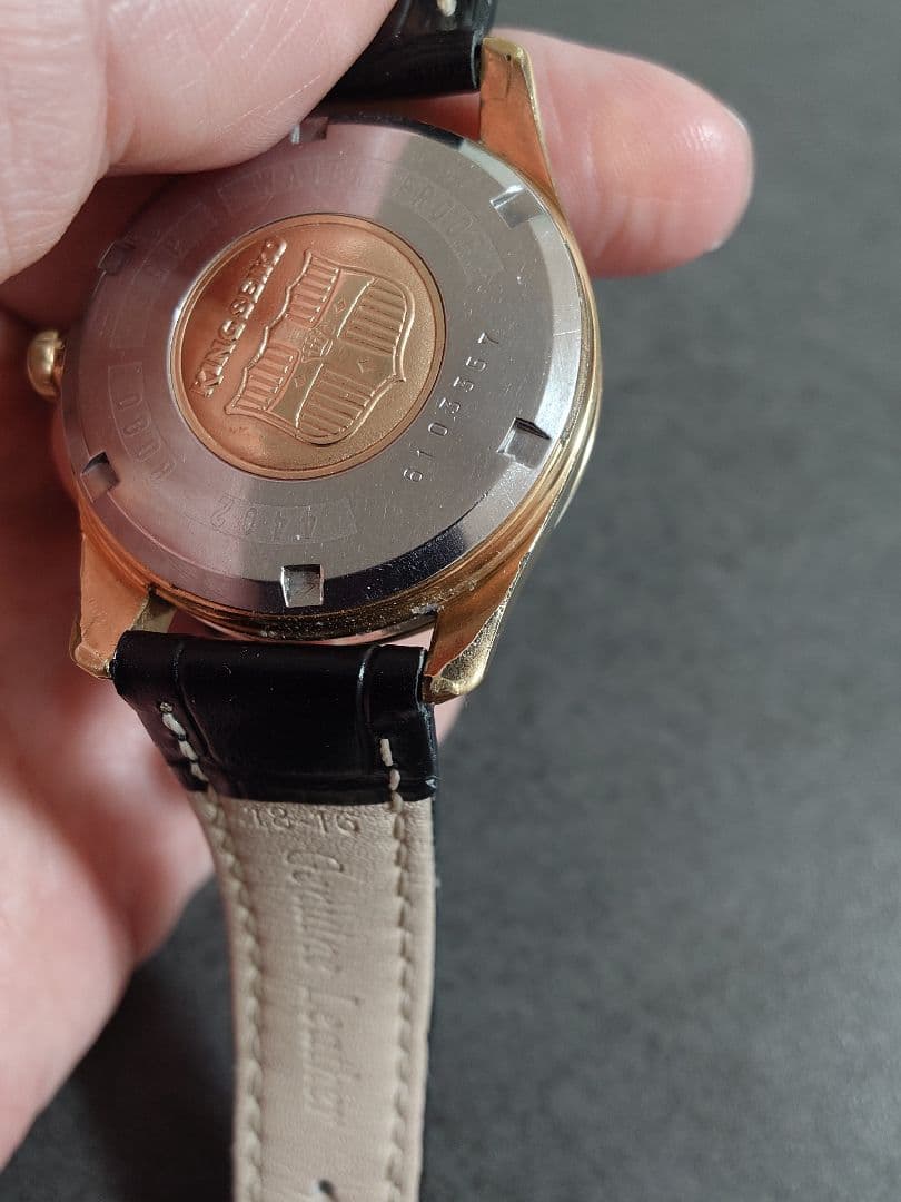 KING　SEIKO 44ks 4402-8000 盾メダリオン　ゴールド