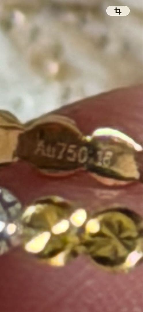 ゴールド フラワーモチーフリング 箱付き