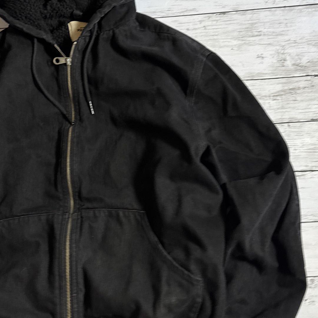 ゆ*ん様 PULL&BEAR 裏ボア ダック コットンアクティブジャケット ブラ