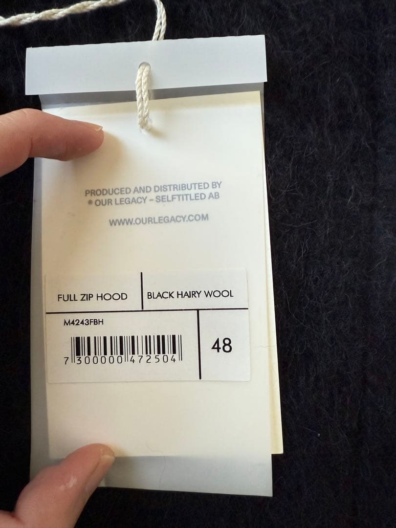 トップス Our legacy Full zip hood 48