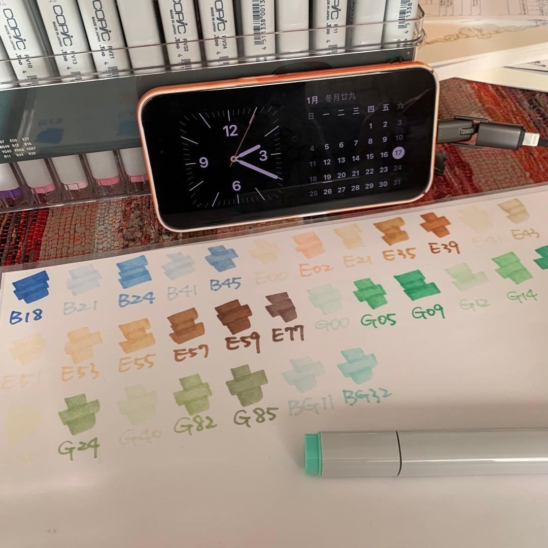 Too Copic Classic 72色 セットC マーカー