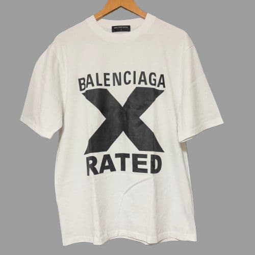 BALENCIAGA X RATED Tシャツ Lサイズ ホワイト