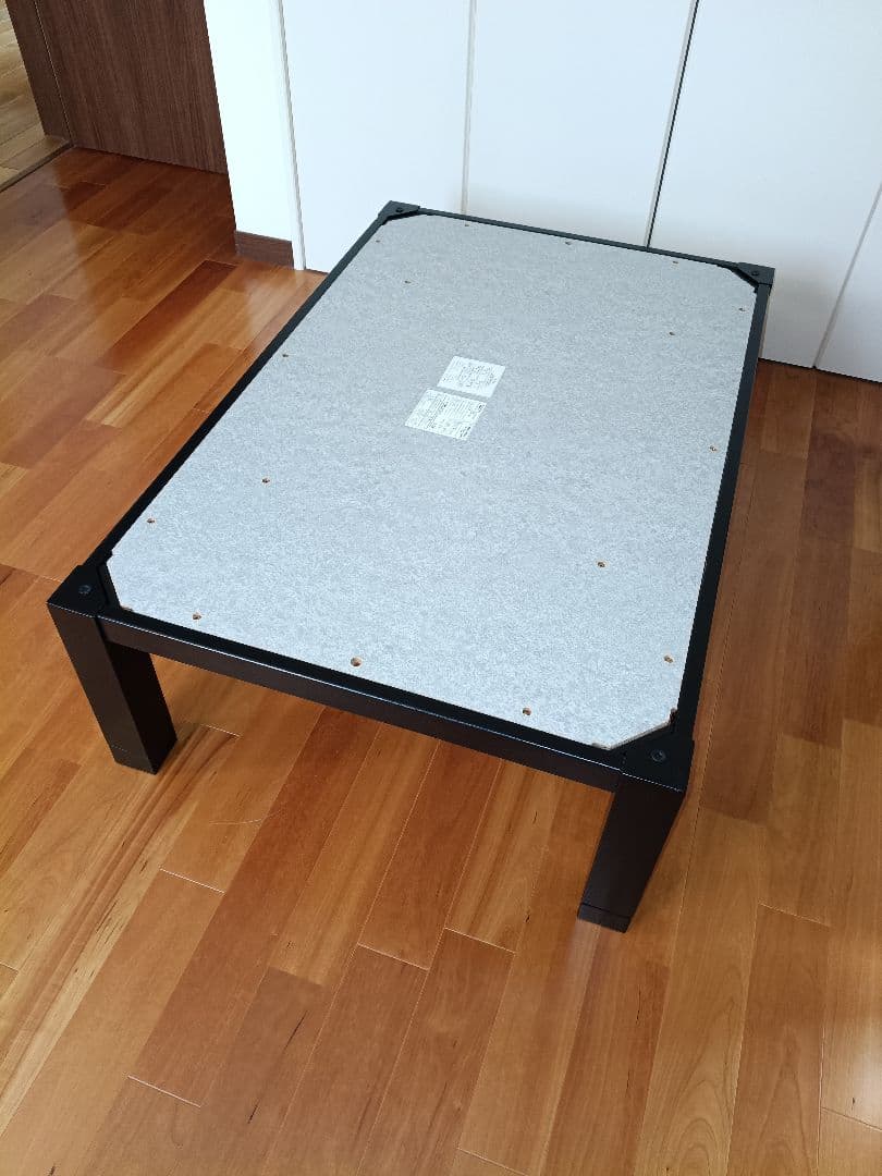 8600円の送料込 美品 家具調こたつ 120cm 長方形 フラットヒーター