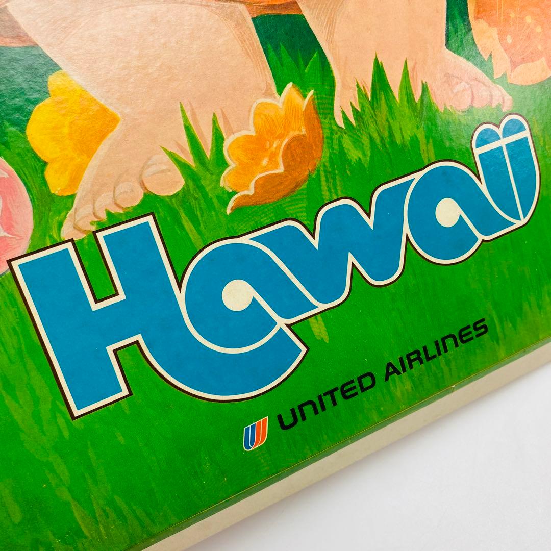 ユナイテッド航空 ハワイ路線販促用 サインボード メネフネ&Tiki 非売品