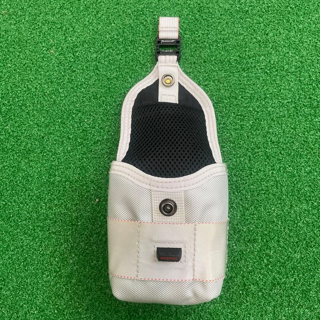 BRIEFING グレー ナイロンポーチ