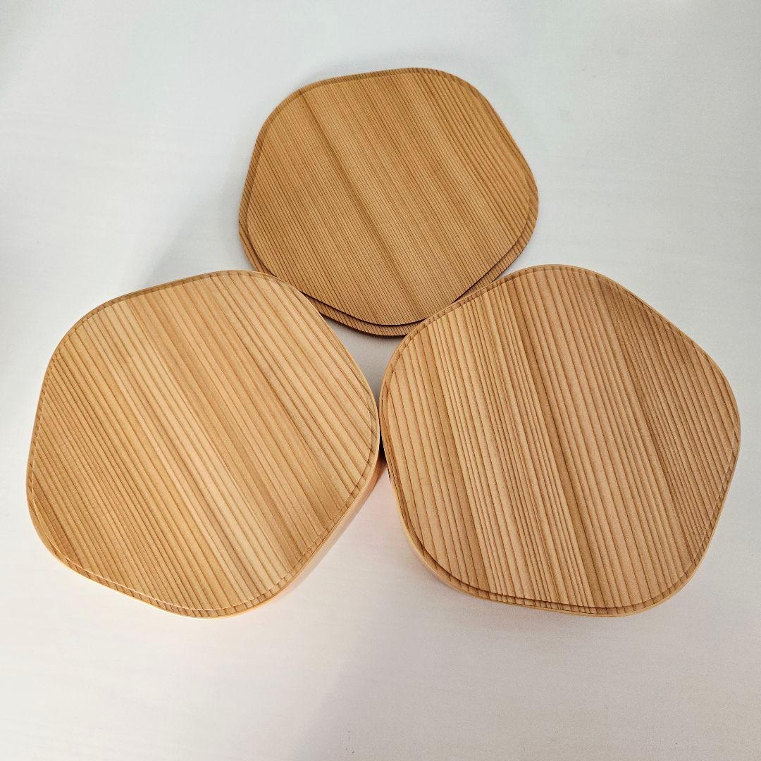 ★大館工芸社 曲げわっぱ 梅花重 ２段 大きめ 重箱★