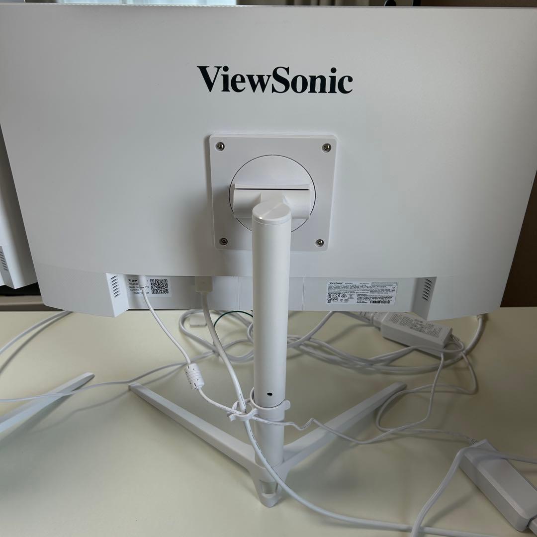 ViewSonic VX2428J-W(23.8型モニターホワイト) ×2