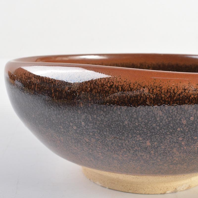 茶道具　桃の里窯　藤原敬介（恭助）作　天目向付　共箱　V　R6698F