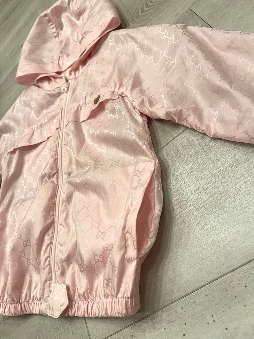 GUCCI グッチ　ブルゾン　ウインドブレーカー　36m ピンク