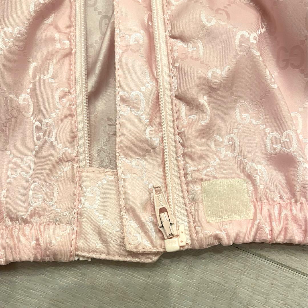 GUCCI グッチ　ブルゾン　ウインドブレーカー　36m ピンク