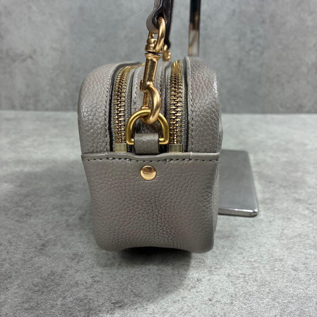 美品✨ TORY BURCH トリーバーチ グレー ペリーボンベ ミニバッグ