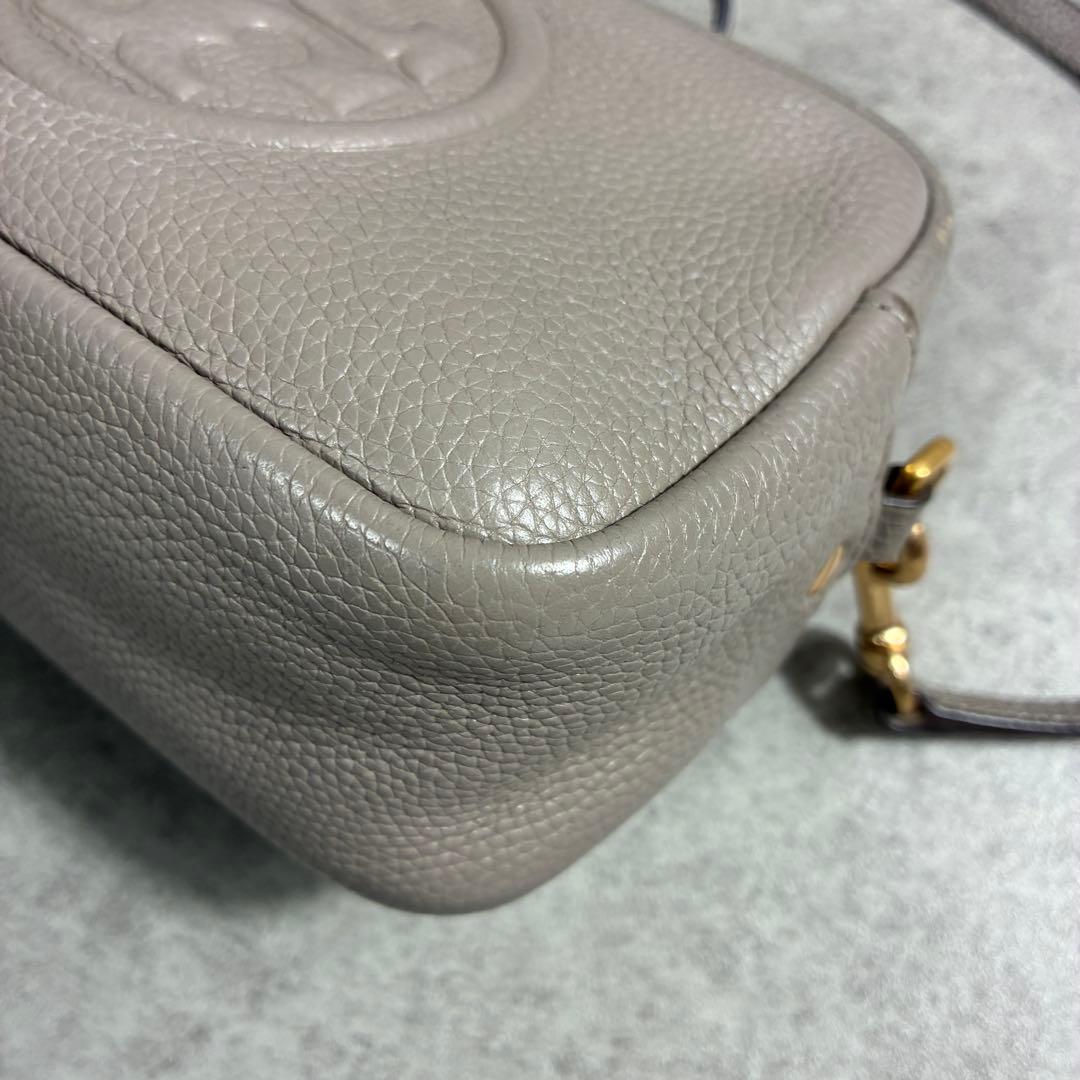 美品✨ TORY BURCH トリーバーチ グレー ペリーボンベ ミニバッグ