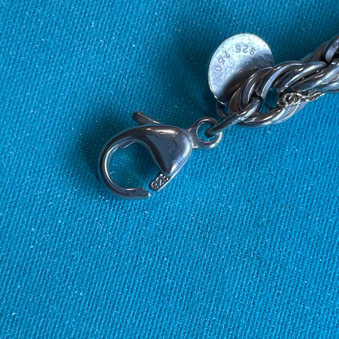 TIFFANY&CO ツイストロープチェーンブレスレット シルバー ゴールド